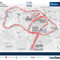 Trasa 6. PKO Białystok Półmaratonu.