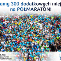 Dodatkowe 300 miejsc na półmaraton!