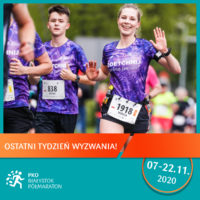 To ostatni tydzień wyzwania!