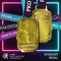 Oficjalny medal PKO Białystok Półmaratonu