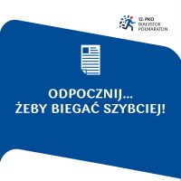 Regeneracja po zawodach. Odpocznij, żeby biegać szybciej! 6 tygodni do startu.